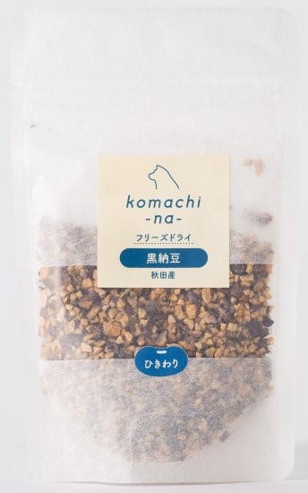 komachi-na-　フリーズドライ黒納豆　ひきわり　40gの画像