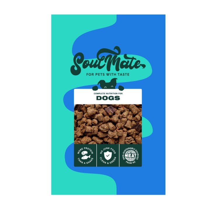 SoulMate DOG ベイクド＆エアドライフード レッドミート 40gの画像