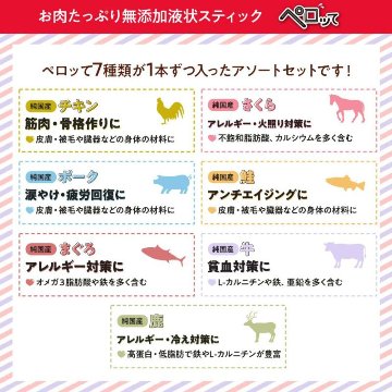 Smileyﾍﾟｰｽﾄｽﾃｨｯｸ　ペロッて　アソート　7本の画像