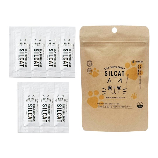 【Amazon・楽天・Yahoo販売禁止】SILCAT　猫用7包の画像