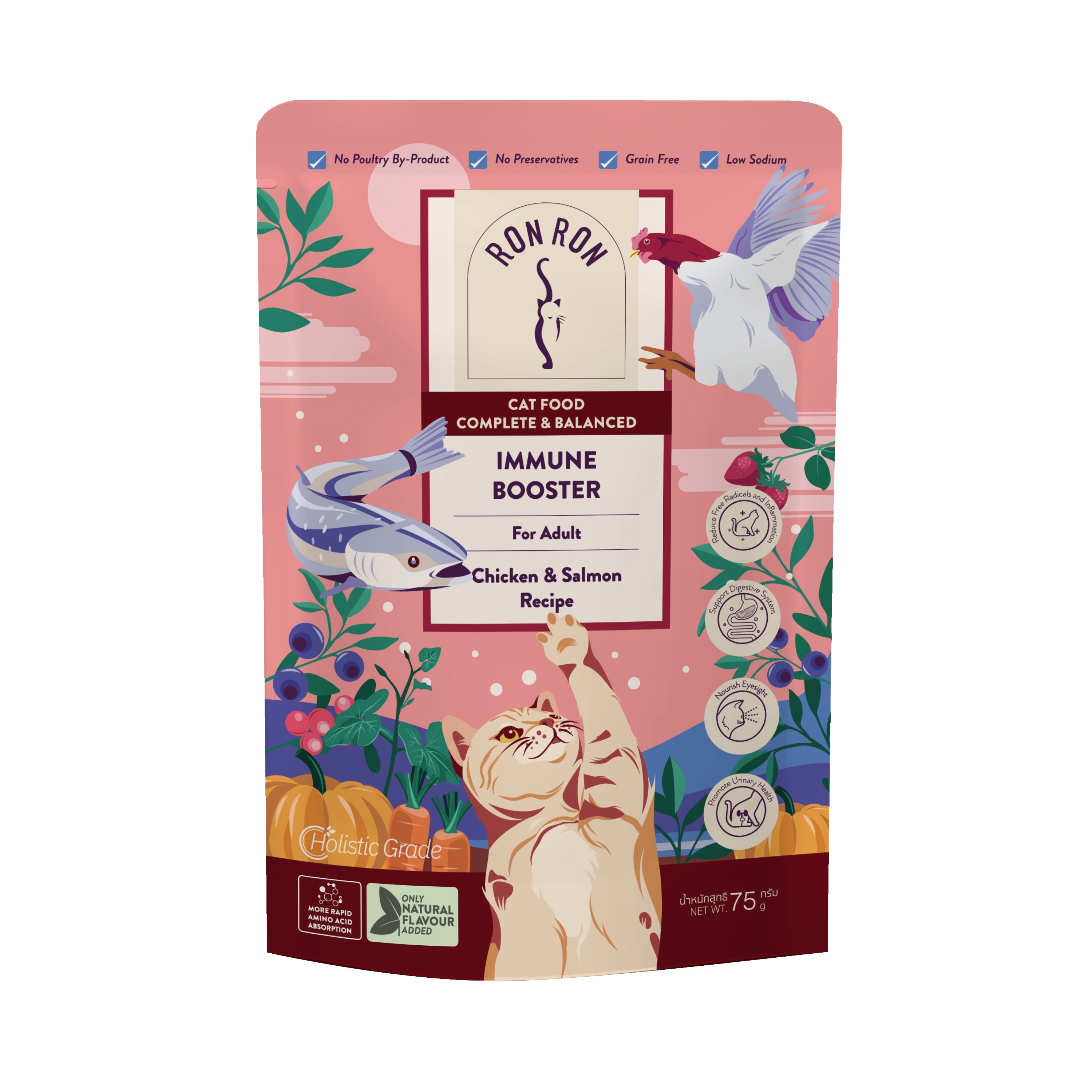 RONRON　チキン＆サーモン　レシピの画像