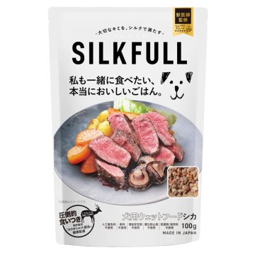 【Amazon販売禁止】SILKFULL犬用ｳｪｯﾄﾌｰﾄﾞしか味の画像