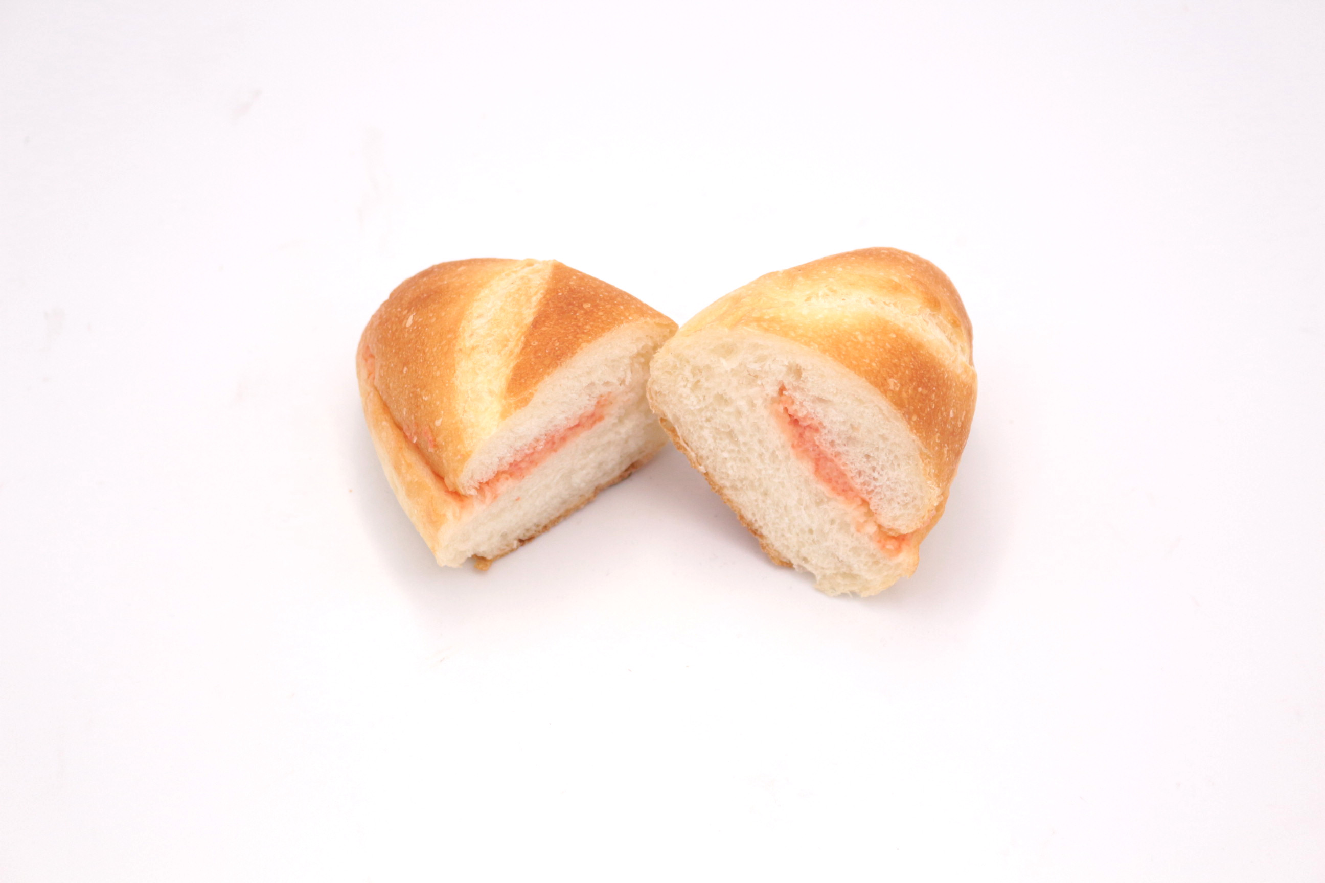 【パン工房アルファルファ】天然酵母明太フランスロール60個/箱×4箱=240個（業務用・焼成後冷凍パン）の画像