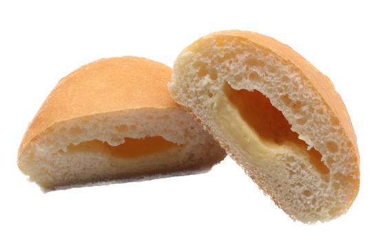 【川﨑製パン】プレミアムカスタードパン24個/箱×4箱=96個（業務用・焼成後冷凍パン）の画像