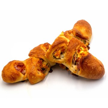 【EPIC　BAKERY】チーズと大葉のベーコンエピ32個/箱×4箱=128個（業務用・焼成後冷凍パン）の画像