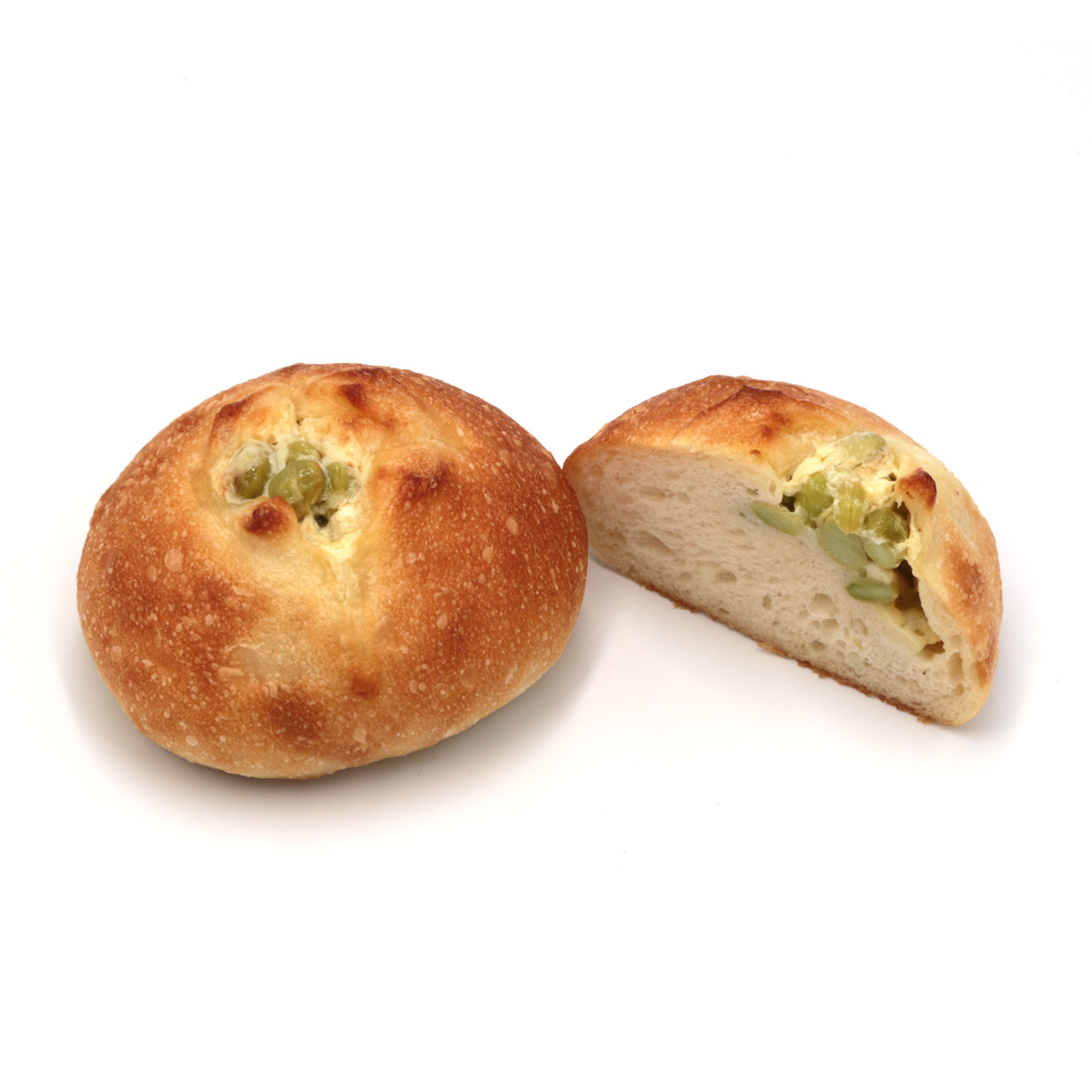 【EPIC BAKERY】枝豆チーズフランス50個/箱×4箱=200個（業務用・焼成後冷凍パン）の画像