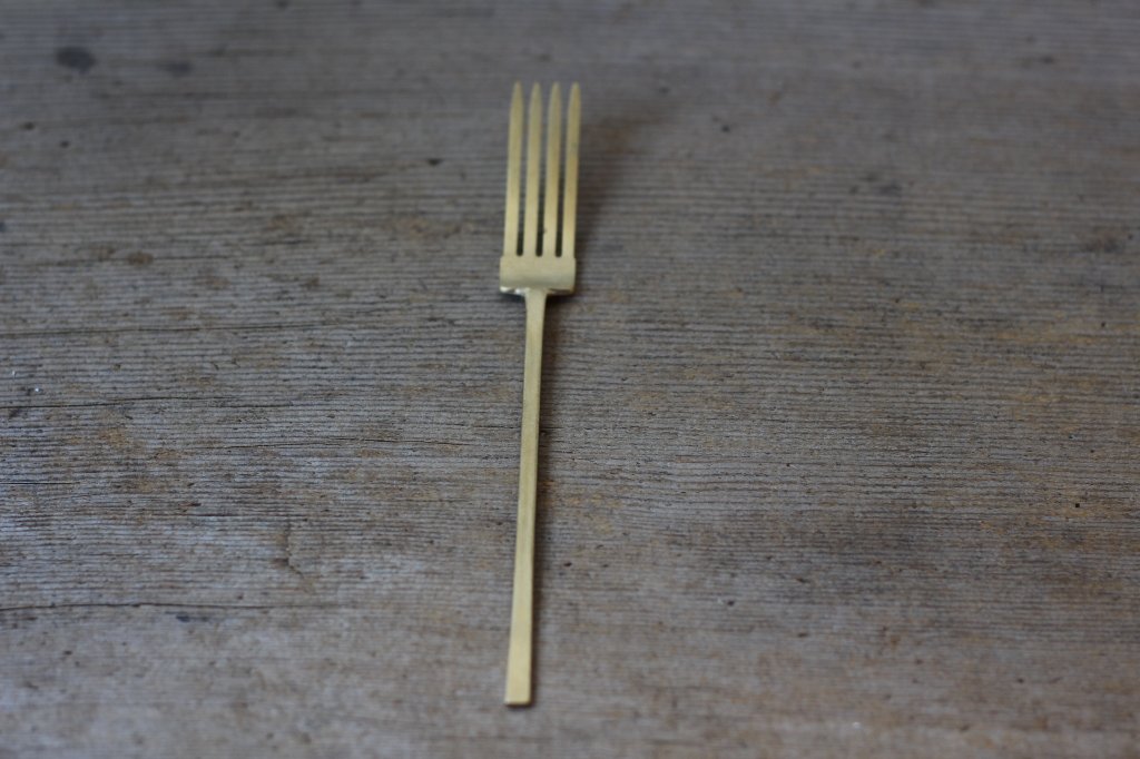 真鍮　突き匙の画像