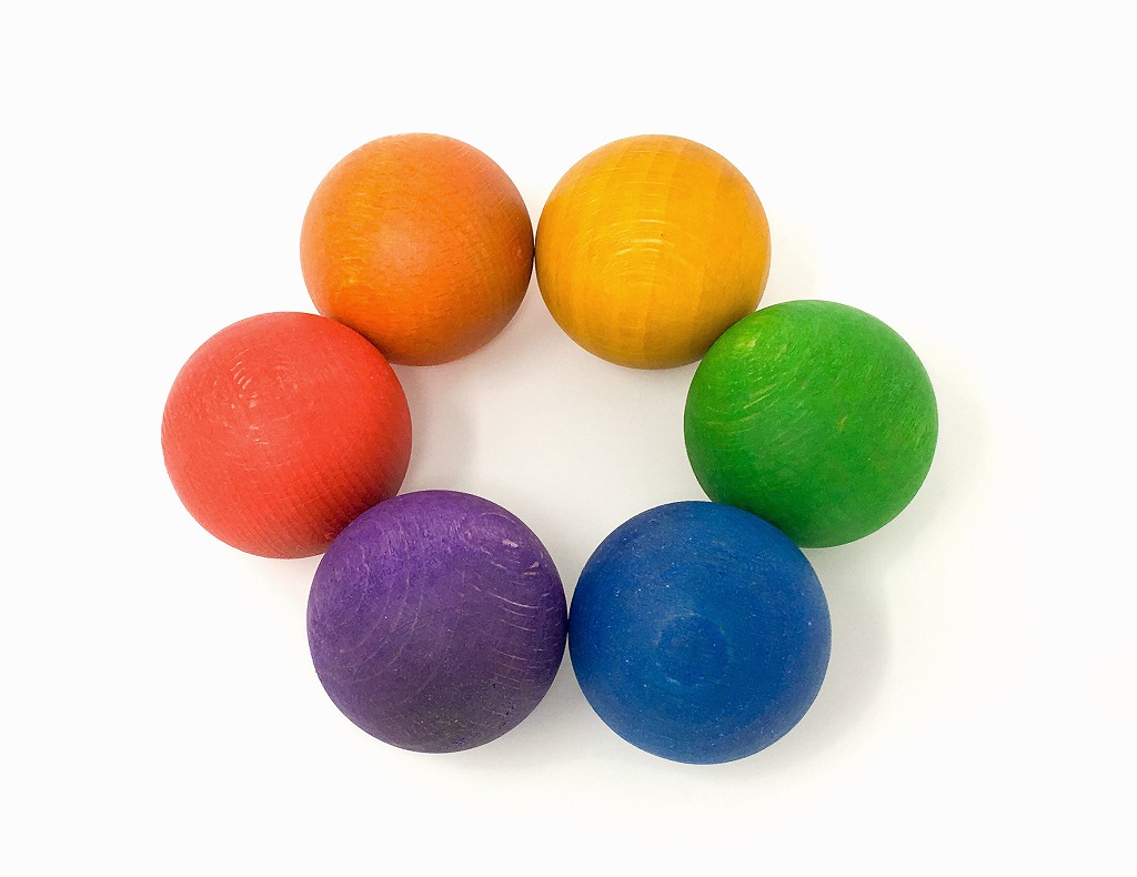 ６色のボール　　6 Balls　Color 画像