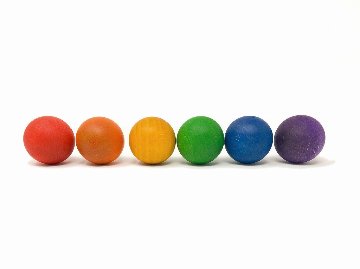 ６色のボール　　6 Balls　Color 画像