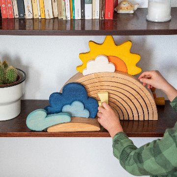 グリムス　積み木　 お天気のつみき（ウェザーブロック） building Set Weatherの画像