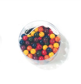 WAKU　６色ビーズ・小穴（6色 x 20個）の画像