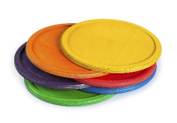 6レインボートレイ　6 Rainbow dishesの画像