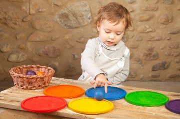 6レインボートレイ　6 Rainbow dishesの画像