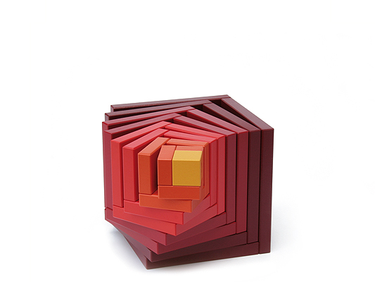ネフ社　セラ　赤　naef　Cella rot 【国産木箱＋パターンブック付き】正規輸入品の画像