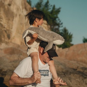 SENGER社　カドリーアニマル ホエール（L）Cuddly animal Whale, large の画像