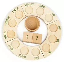 パペチュアルカレンダー（Nins無し）　Platforms, Dice & Bowl Perpetual Calendarの画像