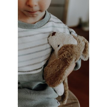 SENGER社　フロッピーアニマル ドッグ (S) 　Floppy animal Dog, small| white & beigeの画像