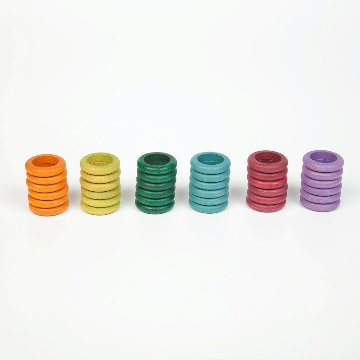 36リング（パステル6色）　36Rings/6 No Basic Colorsの画像