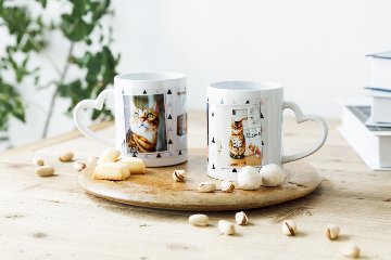 ペアハートマグカップの画像