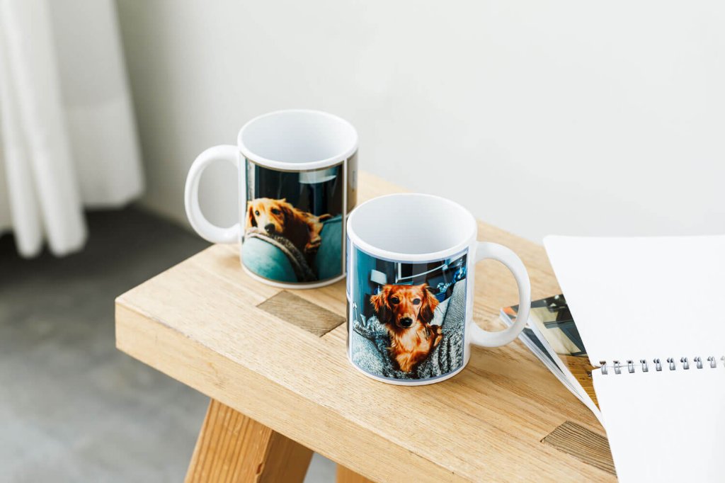 ペアフルプリントマグカップの画像