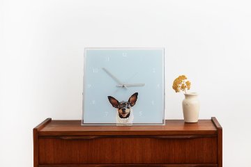 ペットのお写真からつくるオリジナル時計 バブル画像