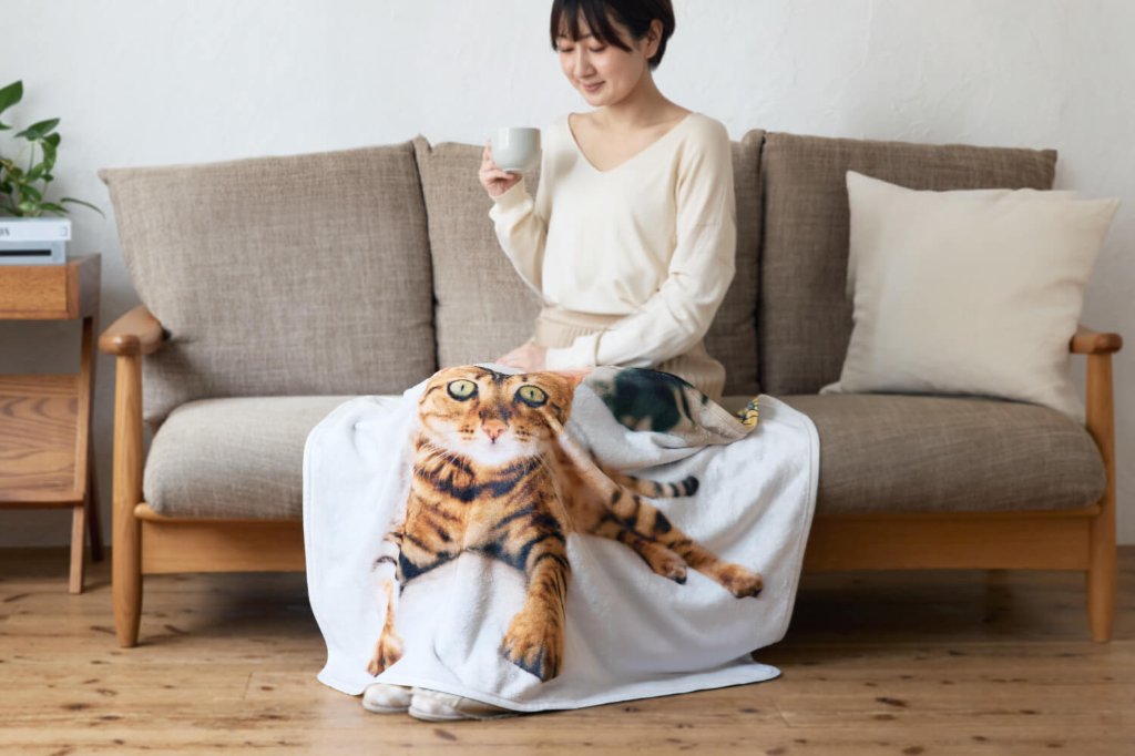 両面プリントブランケット 100×70cmの画像