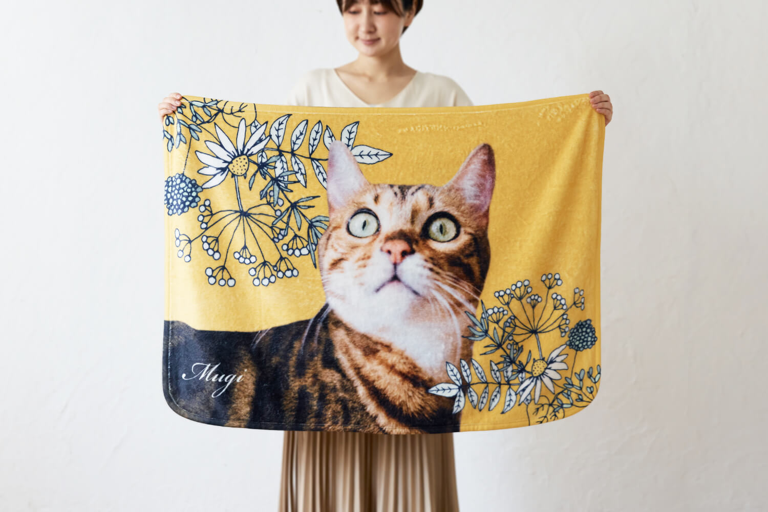 両面プリントブランケット 100×70cmの画像