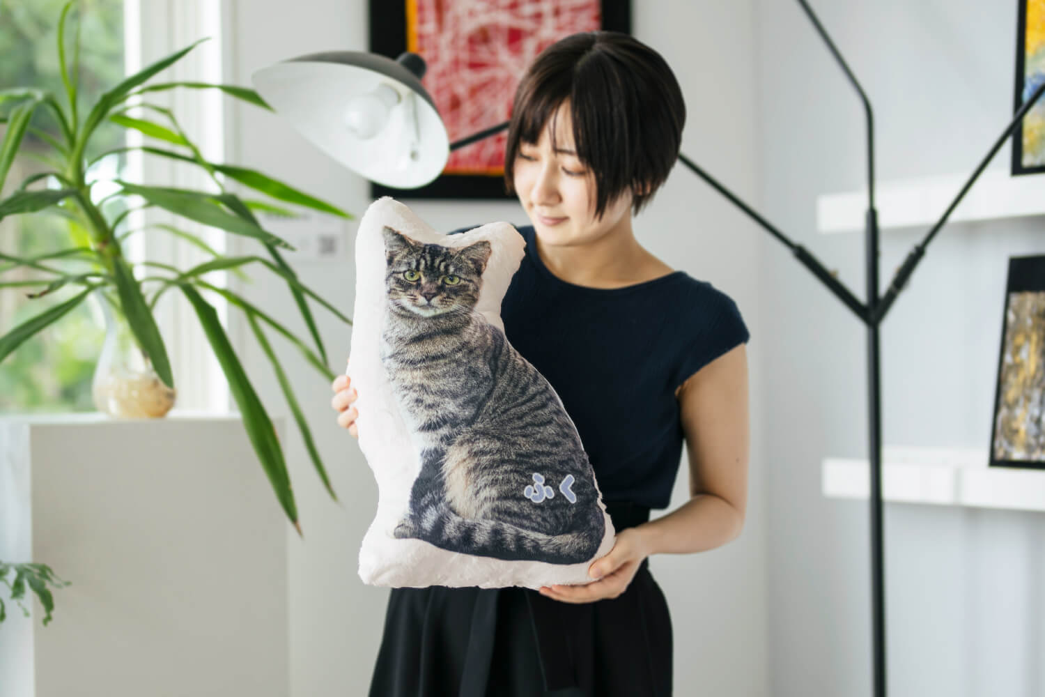 毛並みクッション 50cmの画像