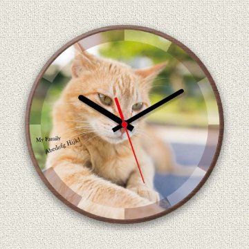 ペットのお写真からつくる！オリジナル時計 サークル画像