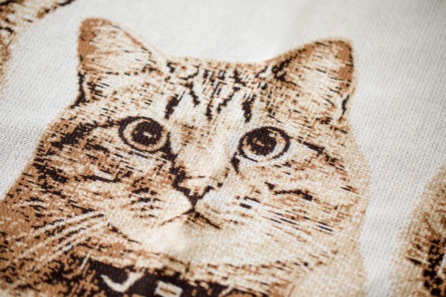 4色編み込みブランケット 100×70cmの画像