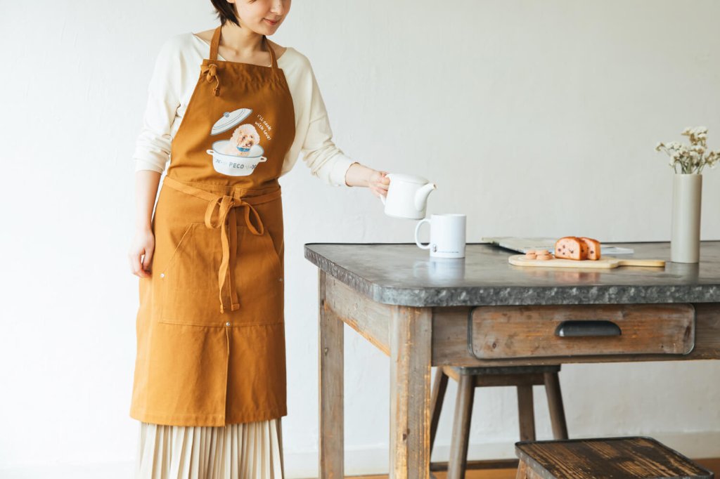 エプロン ポットデザインの画像
