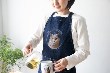 エプロン カフェ風デザインの画像
