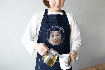エプロン カフェ風デザインの画像
