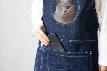 エプロン カフェ風デザインの画像