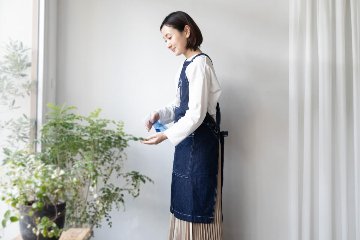 エプロン カフェ風デザインの画像