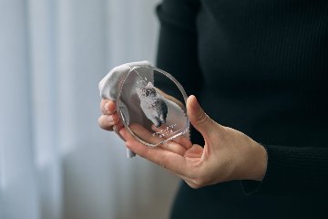 お位牌 格式セット ティアドロップデザインの画像