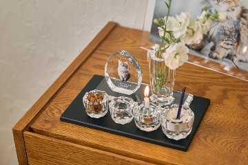 お位牌 格式セット ティアドロップデザインの画像