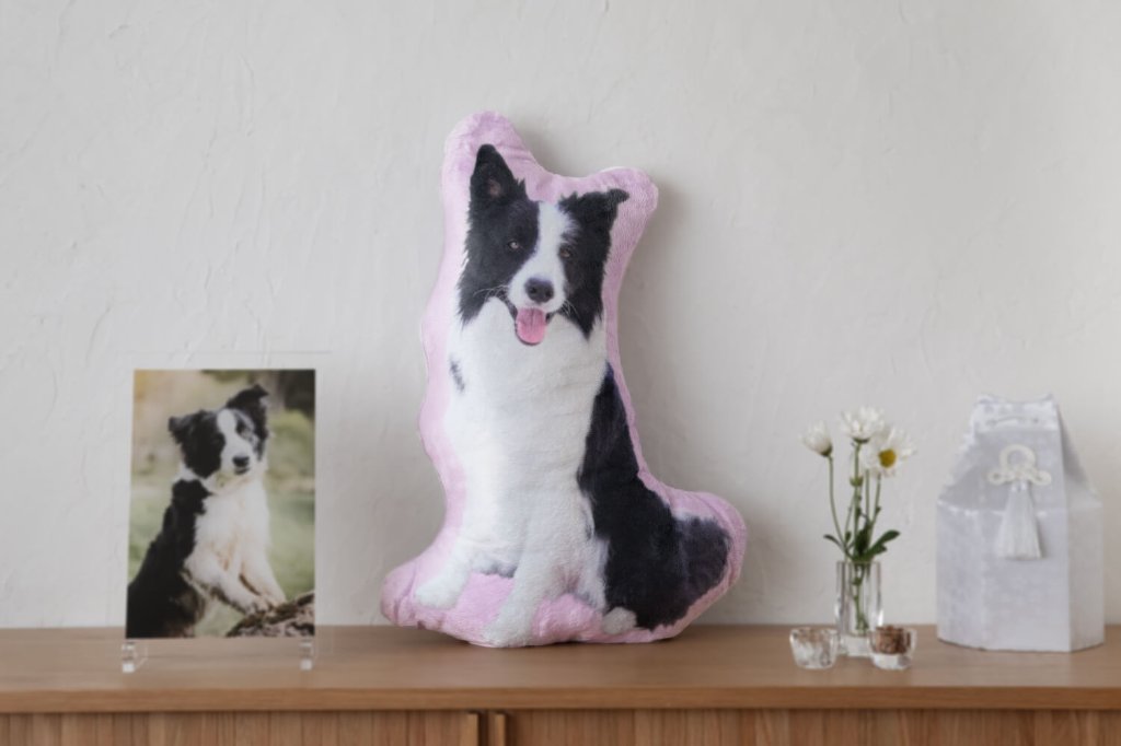 メモリアル毛並みクッション 60cmの画像