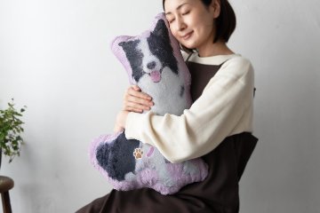 メモリアル毛並みクッション 60cmの画像