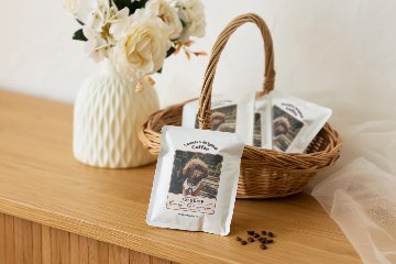 コーヒードリップバッグ　珈琲ラベルデザインの画像