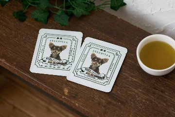 緑茶ティーバッグ　和モダンデザインの画像