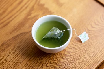 緑茶ティーバッグ　フレームデザインの画像