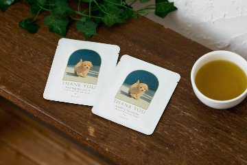 緑茶ティーバッグ　フレームデザインの画像