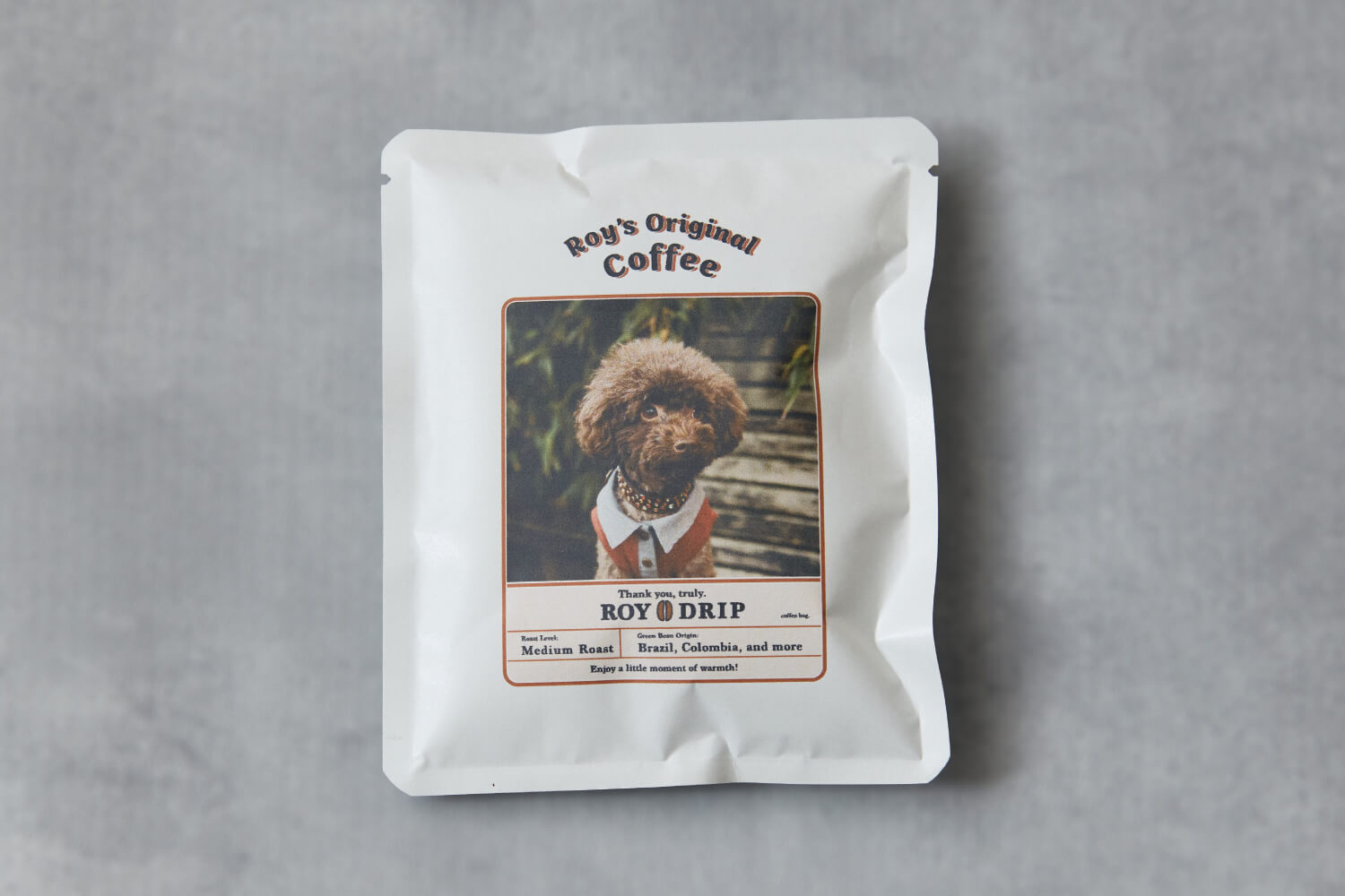 コーヒードリップバッグ　珈琲ラベルデザインの画像