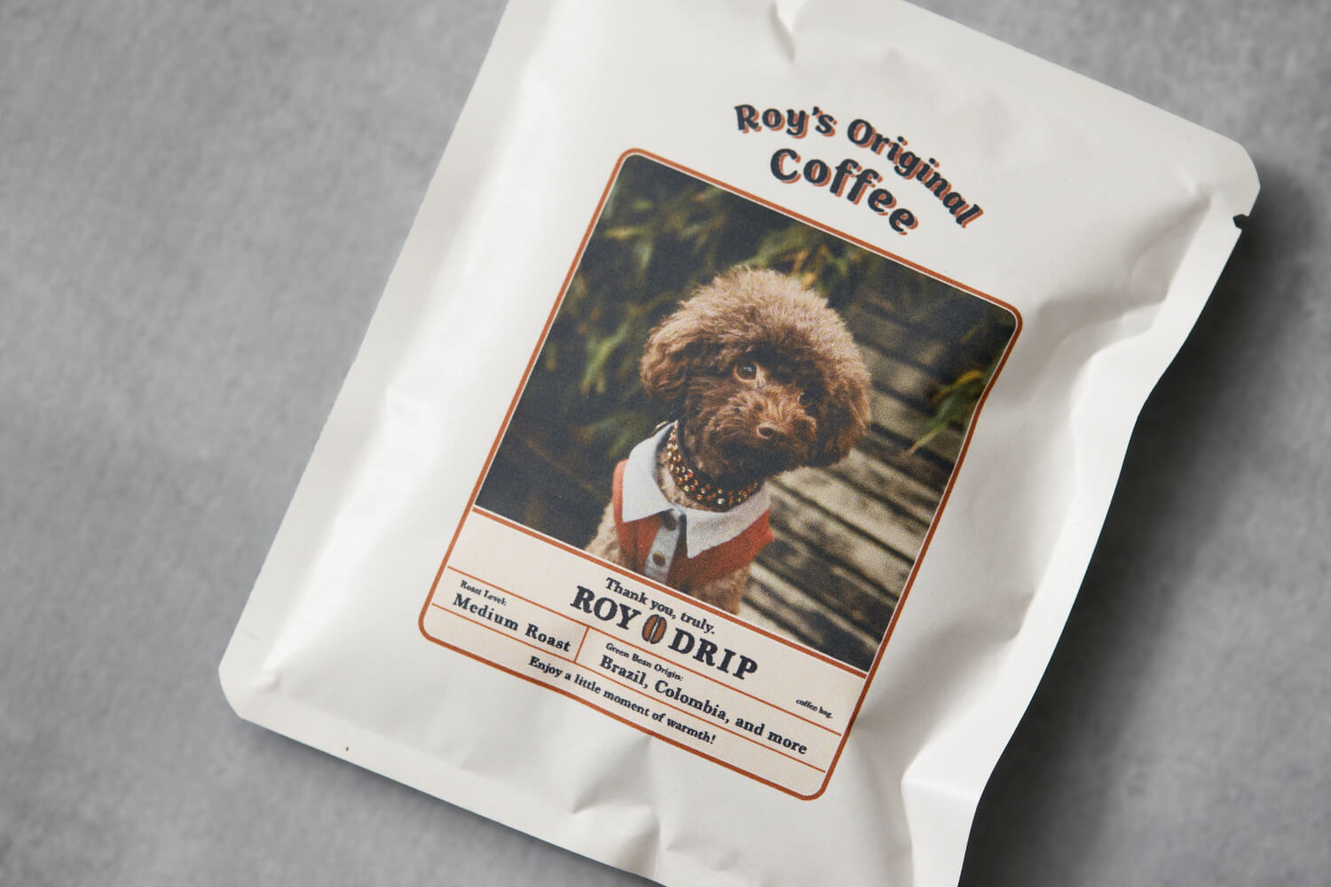 コーヒードリップバッグ　珈琲ラベルデザインの画像