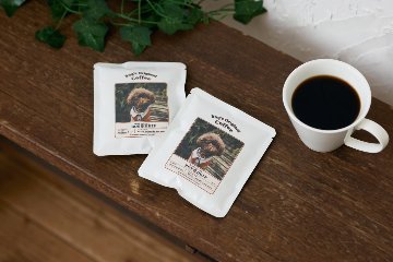 コーヒードリップバッグ　珈琲ラベルデザインの画像