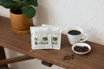 コーヒードリップバッグ　ポートレートデザインの画像