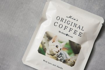 コーヒードリップバッグ　ポートレートデザインの画像