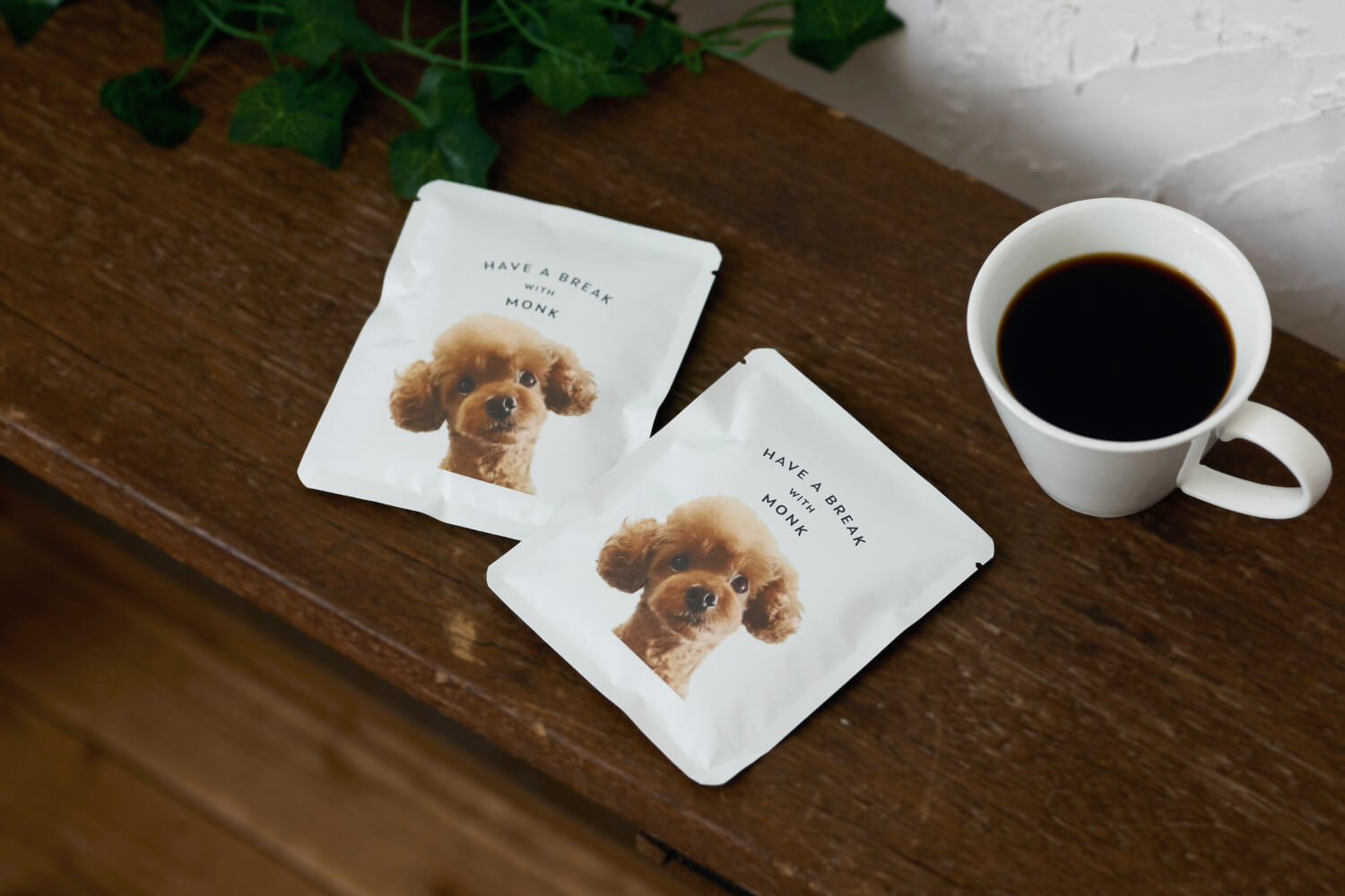 コーヒードリップバッグ　シンプルロハスデザインの画像