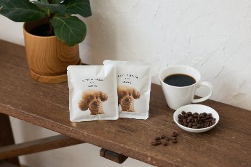 コーヒードリップバッグ　シンプルロハスデザインの画像